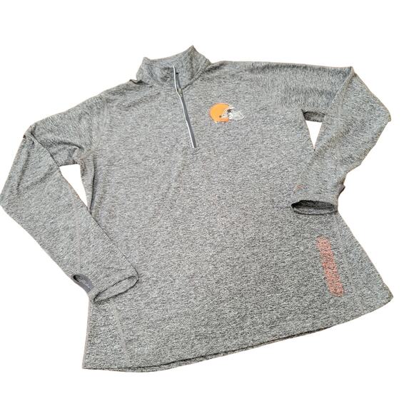 Cleveland Browns Nike Play Action 1/4 Zip Performance Pullover Nike Dri-Fit XL - Picture 1 of 12